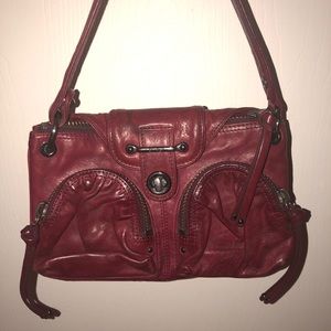 Beautiful Botkier burgundy genuine leather handbag
